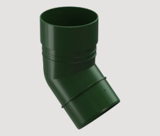 Колено водосточное для кровли 45° Docke – серия Standart цвет Зеленый/Красн