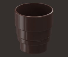 Переходник для водосточных труб (для кровли) Docke – Lux/Premium цвет Шоколад